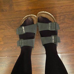 Grey Suede Women's Birkenstock - soft - size 37